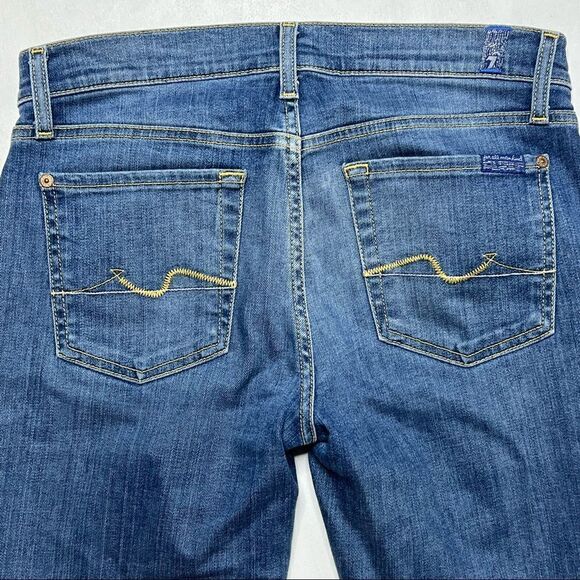 7 for All Mankind | Cropped Gwenevre Denim Jeans - Picture 4 of 6